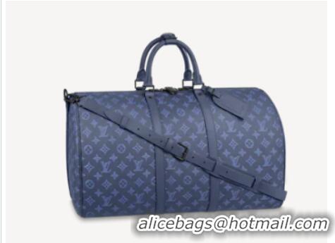 Market Sells Louis Vuitton KEEPALL BANDOULIERE 50 M45731 Navy Blue