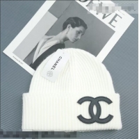 Famous Brand Chanel Knit Hat C92952 White 2021