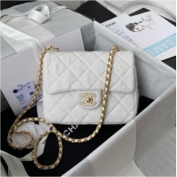 Wholesale Discount CHANEL SMALL FLAP BAG AS2819 White