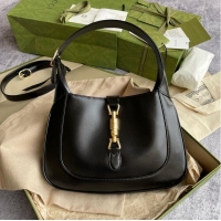 Buy Discount Gucci Vintage Jackie 1961 Original Leather Hobo Bag 636709 Black