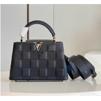 Cheapest Louis Vuitton CAPUCINES PM M48864 black
