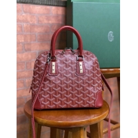 Classic Goyard Vendome Top Handle Bag 2390 Red