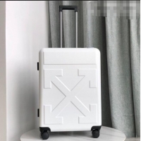 New Fashion Off-White Quote For Travel Luggage 20 inches OF2501 White 2021