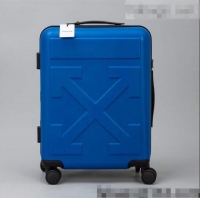 High Quality Off-White Quote For Travel Luggage 20 inches OF2502 Blue 2021