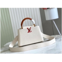 Discount Louis Vuitton CAPUCINES BB M48865 white&brown