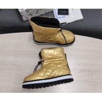 Best Price Dolce & Gabbana DG Down Snow Ankle Boots Gold 121511