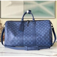Market Sells Louis Vuitton KEEPALL BANDOULIERE 50 M45731 Navy Blue