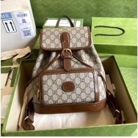 Good Taste Gucci Backpack with Interlocking G 674147 Brown