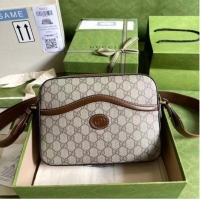 Buy Inexpensive Gucci Messenger bag with Interlocking G 675891 brown