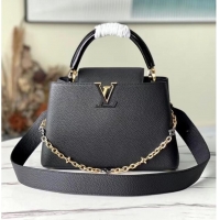 Discount Louis Vuitton CAPUCINES MM M59209 black