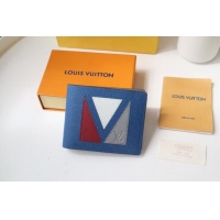 Unique Discount Louis Vuitton MULTIPLE WALLET M30799 blue