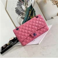 Luxury Discount Chanel Flap Lambskin Shoulder Bag 1112 rose