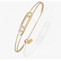Top Quality Messika Yello Gold Diamond Bracelet M5431 Baby Move