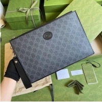 Reasonable Price Gucci GG Marmont pouch 672953 black