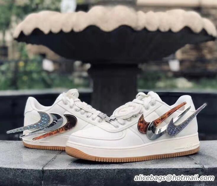 New Fashion Nike X Travis Scott Air Force Low 1 Sneakers NS8744 (For Women and Men)