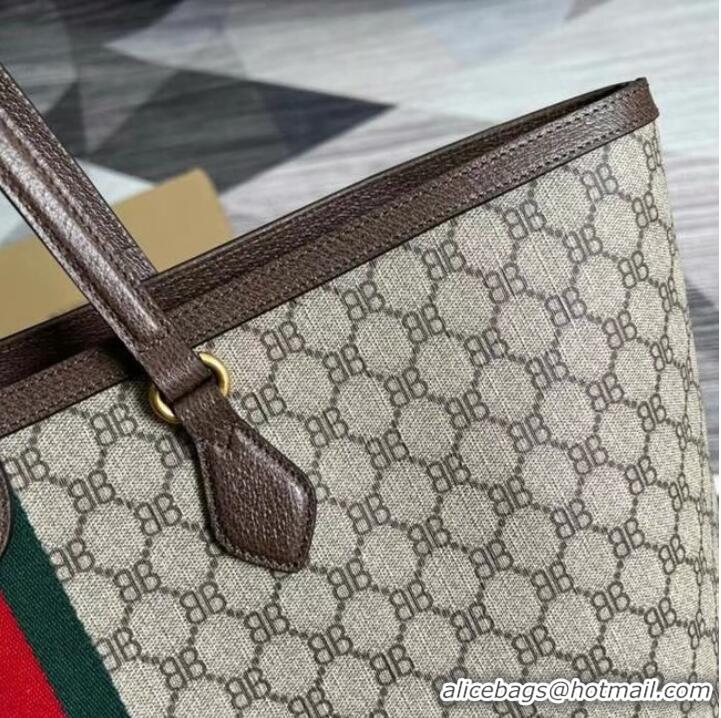 Famous Brand Gucci Backpack with Interlocking G 674147 Brown&green