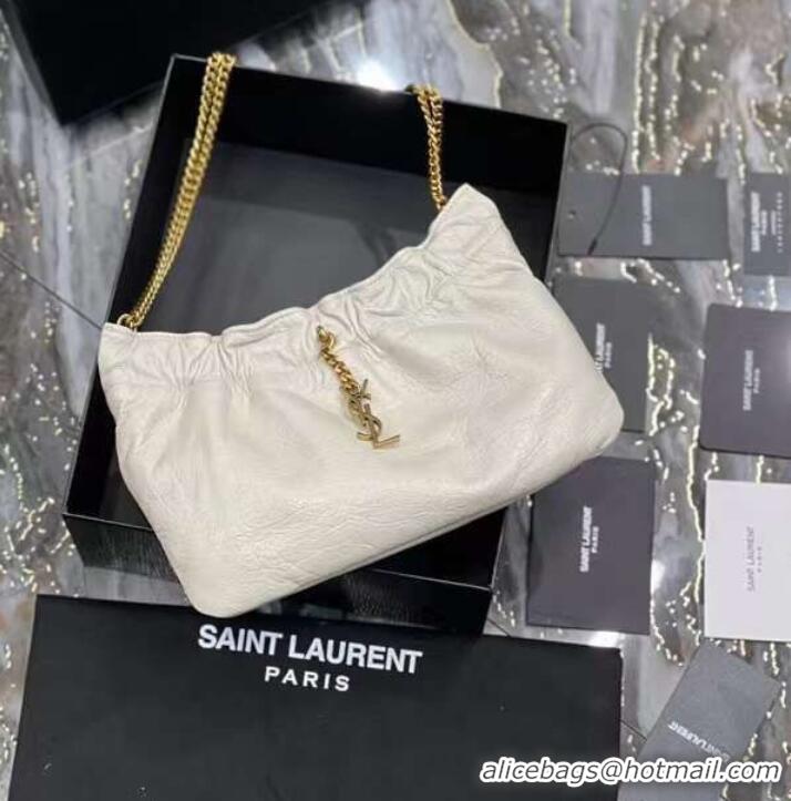 Discount Yves Saint Laurent GABY SATCHEL IN QUILTED LAMBSKIN 581632 BEIGE