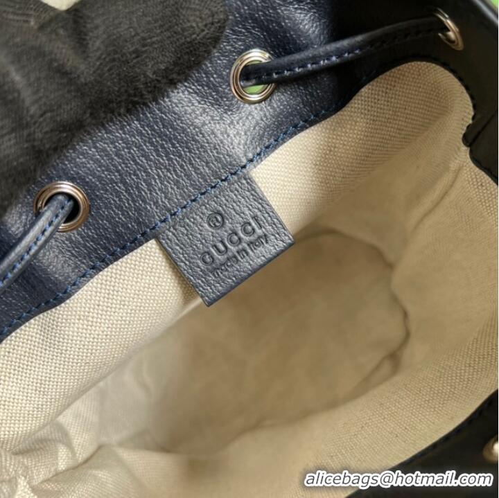 Buy Discount Gucci Ophidia GG mini bucket bag 550620 Blue