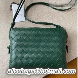 Grade Quality Bottega Veneta Small Loop Crossbody Bag BV0541 Raintree Green