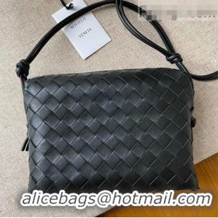 Buy Fashionable Bottega Veneta Small Loop Crossbody Bag BV0541 Black
