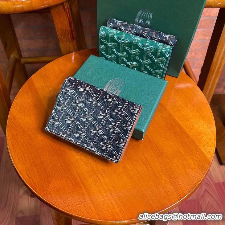 Purchase Low Cost Goyard New Card Case 020092 Black And Tan