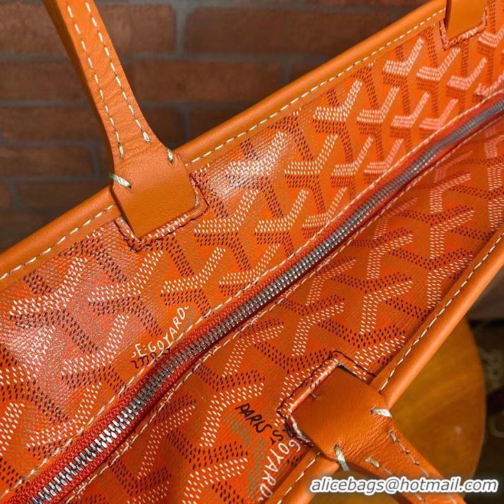 Best Product Goyard Artois Original Zipper Bag 00319 Orange