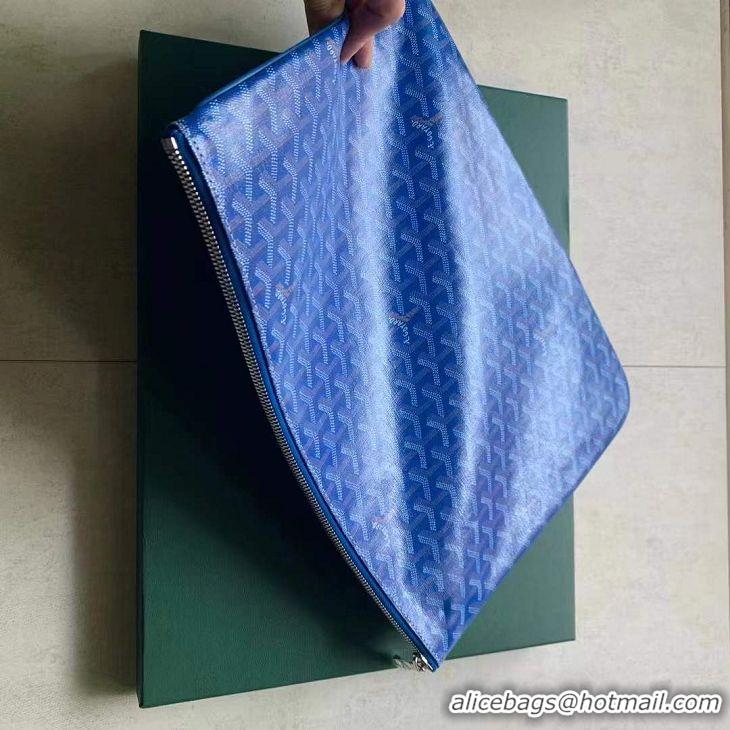 Trendy Design Goyard Original Senat Pouch iPad Bag Large L020115 Light Blue