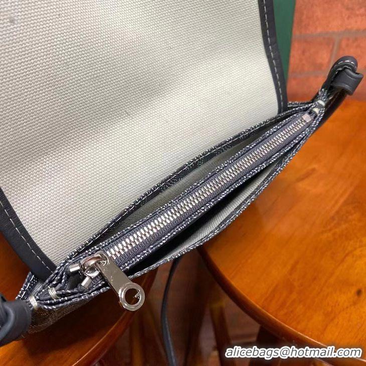 Top Sale Goyard Original Plumet MINI Crossbody Messenger Bag 2167 Dark Grey