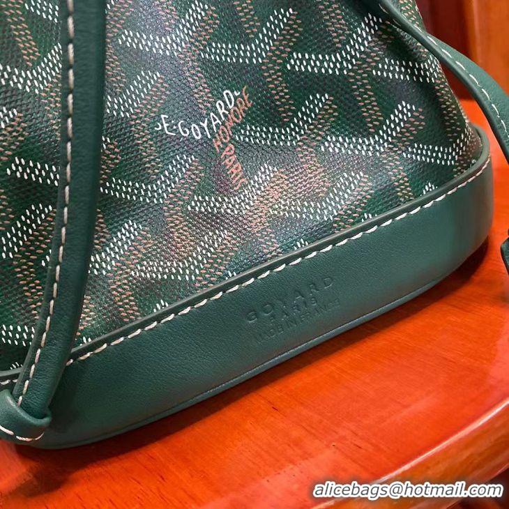 Big Discount Goyard Original Petit Flot Small Bucket Bag G8715 Green