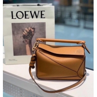 Top Quality Loewe mini Puzzle Bag Original Leather 61841 brown