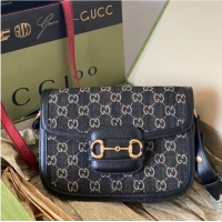 Best Quality Gucci Horsebit 1955 shoulder bag 602204 Black