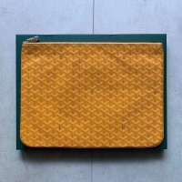 Noble Useful Goyard Original Senat Pouch iPad Bag Large L020115 Yellow