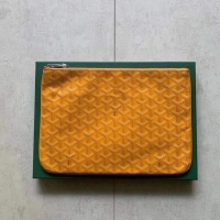 Discount Goyard Original Senat Pouch iPad Bag Small S020115 Yellow