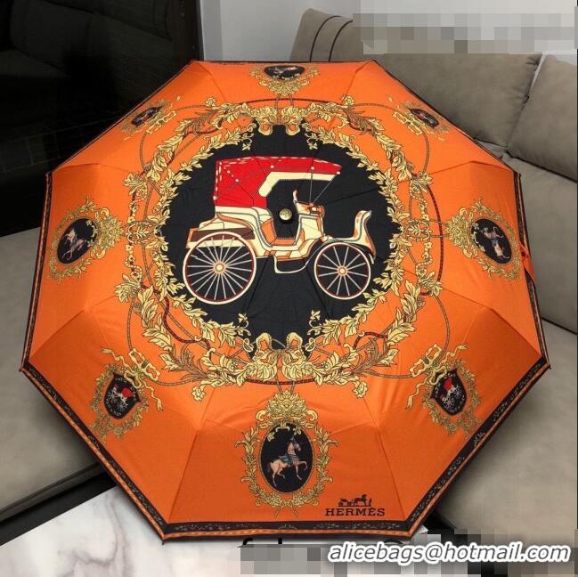 Super Quality Hermes Umbrella H0945 Orange 2022