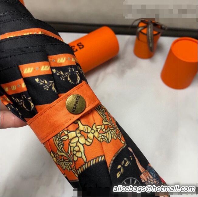 Super Quality Hermes Umbrella H0945 Orange 2022