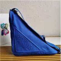 Hot Style Prada Re-Nylon large shoulder bag 2EV077 blue