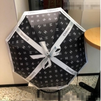 Super Quality Chanel Bow Umbrella C1021 Black 2022