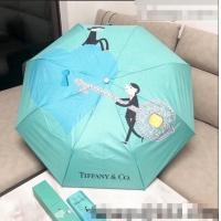 Good Product Tiffany Love Lock Umbrella Tiffany T1017 Blue 2022