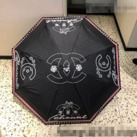 Top Quality Chanel Umbrella C033152 Black 2022