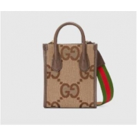 Promotional Gucci Jumbo GG mini tote bag 699406 brown