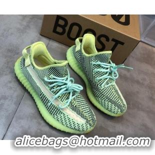 Discount Adidas Yeezy Boost 350 V2 Sneakers ' Green/Black Static Refective' 042013