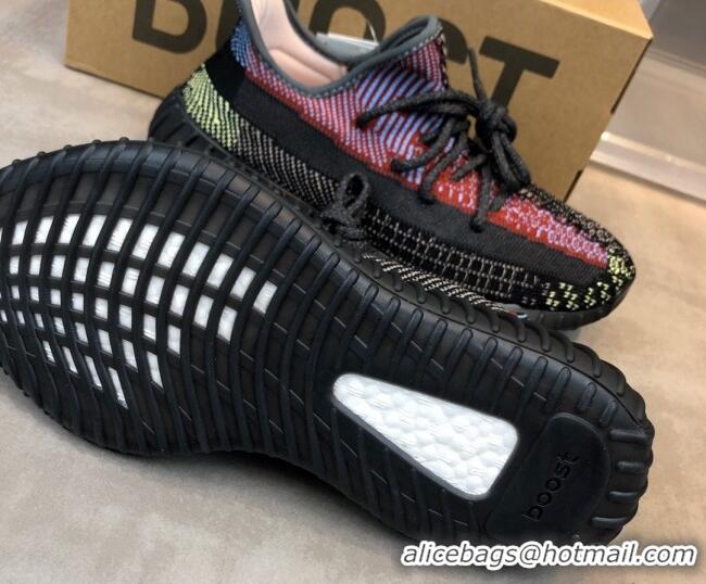Stylish Adidas Yeezy Boost 350 V2 Sneakers 'Yecher Refective' Black/Red 042015