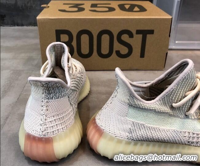 Grade Quality Adidas Yeezy Boost 350 V2 Sneakers ' Cloud White Refective 2.0' Pink/Grey 04202