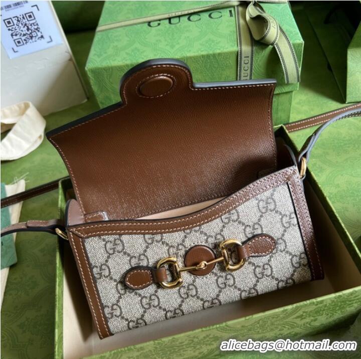 New Style Gucci shoulder bag with Interlocking G 699296 brown