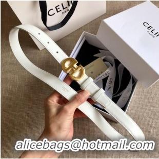 Top Grade Celine Belt 25MM CEB00018 White Gold