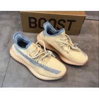 Sophisticated Adidas Yeezy Boost 350 V2 Sneakers ' Linen Refective' Yellow 042026