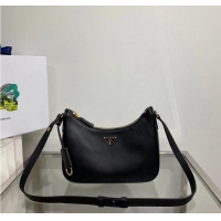 Good Price Prada Small Saffiano leather shoulder bag 1BD330 black