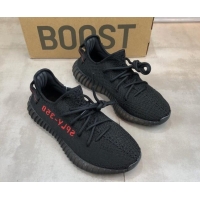 Luxury Adidas Yeezy Boost 350 V2 Sneakers 'BRed' Black/Red 042051