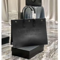 Wholesale Yves Saint Laurent Calf leather shopping bag Y677480 black