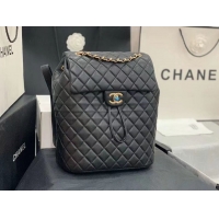 ​Good Price Chanel Backpack Sheepskin Original Leather 83431 Black
